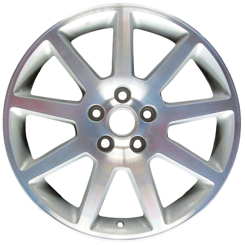 2007 cadillac dts wheel 18 machined silver aluminum 5 lug w4604ms 2