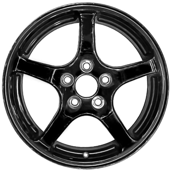 2018 cadillac ct6 wheel 18 black aluminum 5 lug w4625b 10