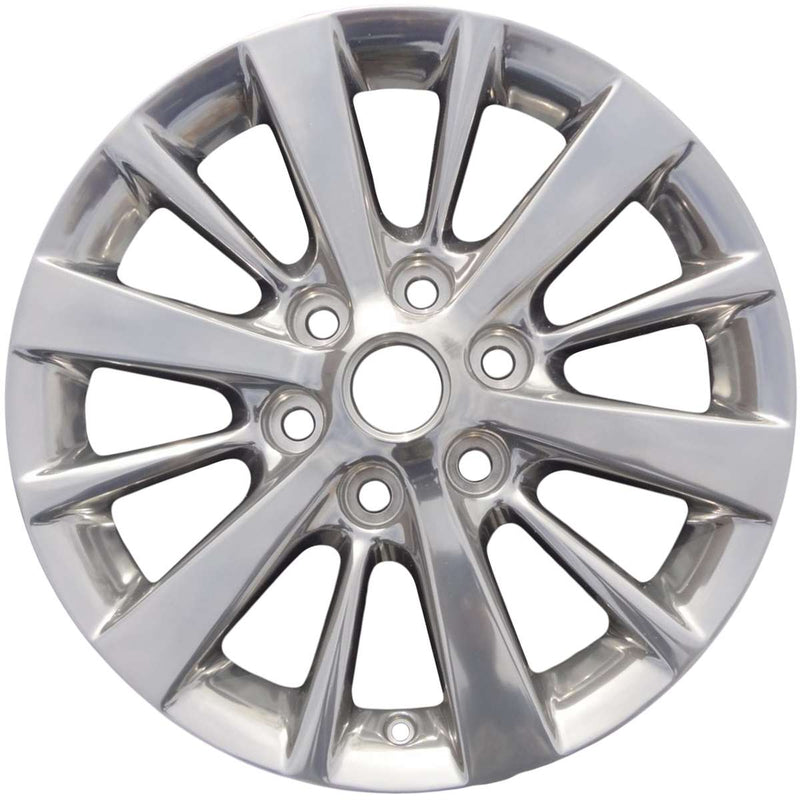 2015 cadillac srx wheel 18 polished aluminum 6 lug w4695p 8