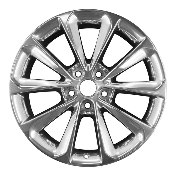 2017 cadillac xts wheel 19 polished aluminum 5 lug rw4696p 5