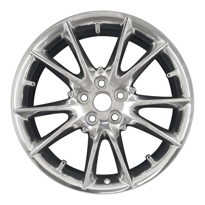 2015 cadillac xts wheel 20 polished aluminum 5 lug w4699p 3