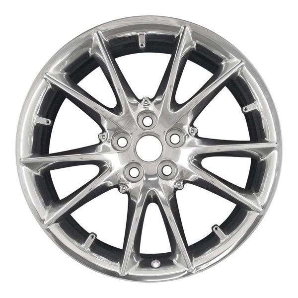 2013 cadillac xts wheel 20 polished aluminum 5 lug w4699p 1