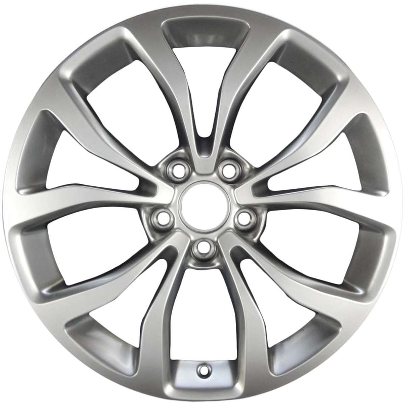 2013 cadillac ats wheel 18 machined silver aluminum 5 lug w4704ms 1