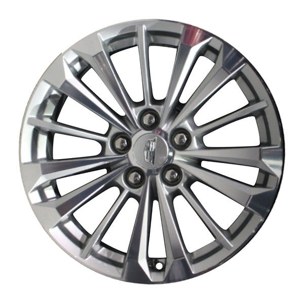 2018 cadillac ct6 wheel 18 machined silver aluminum 5 lug w4761ms 3