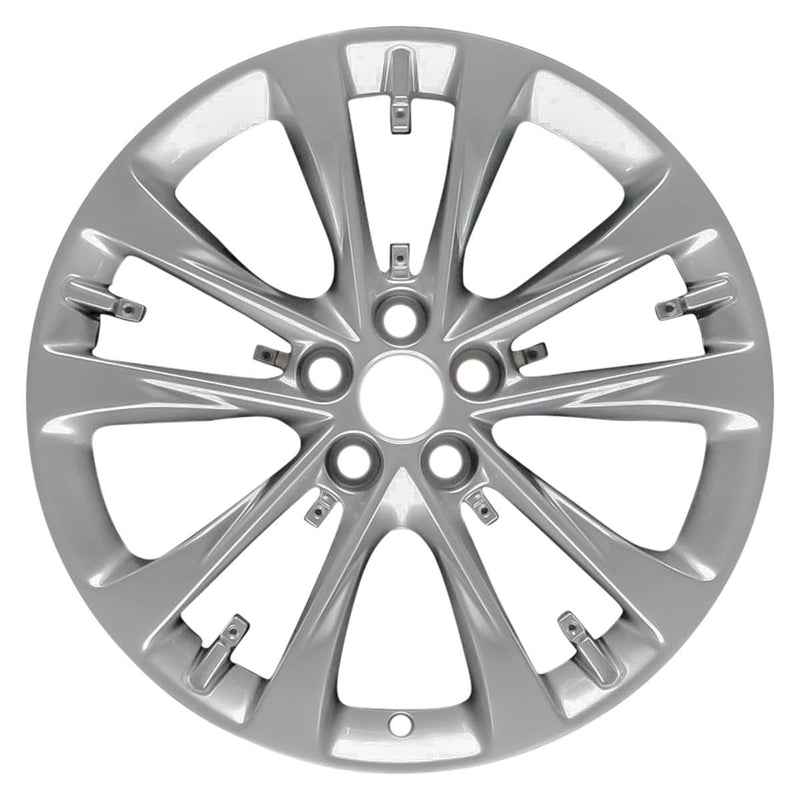 2020 cadillac ct6 wheel 20 silver aluminum 5 lug w4764s 5