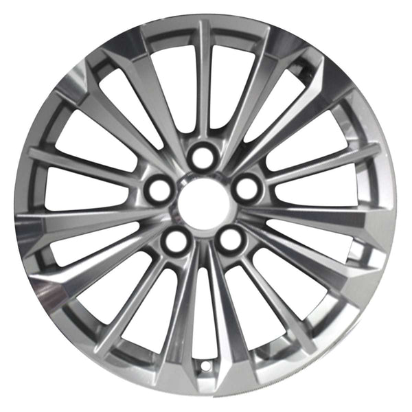 2019 cadillac ct6 wheel 18 machined silver aluminum 5 lug w4815ms 2