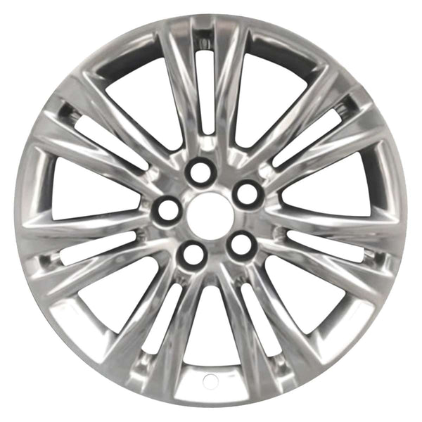 2019 cadillac xts wheel 19 polished aluminum 5 lug w4819p 2