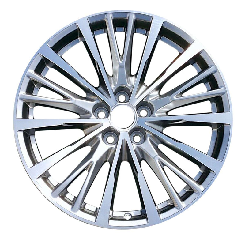 2019 cadillac ct6 wheel 20 machined silver aluminum 5 lug w4830ms 1