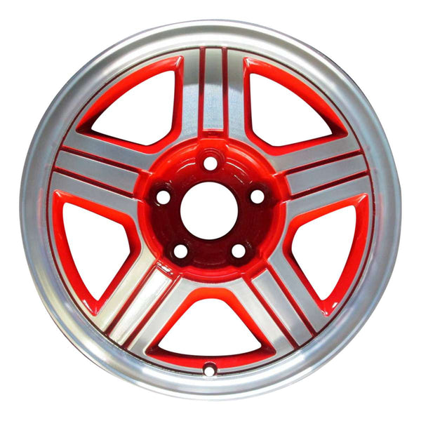 1991 chevrolet camaro wheel 16 red aluminum 5 lug w5013rd 1