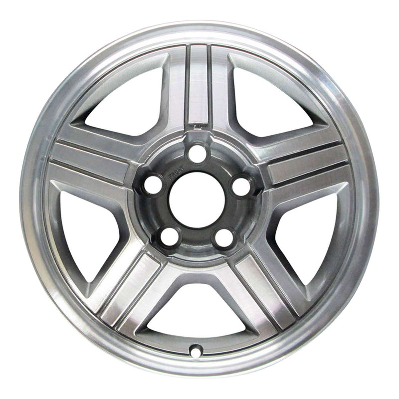 1991 chevrolet camaro wheel 16 machined gray aluminum 5 lug w5014mgy 1