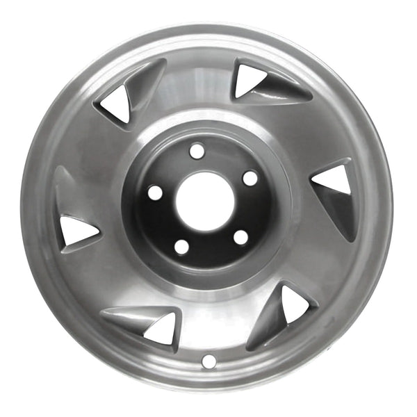 2000 chevrolet s10 wheel 15 machined silver aluminum 5 lug w5029ams 14