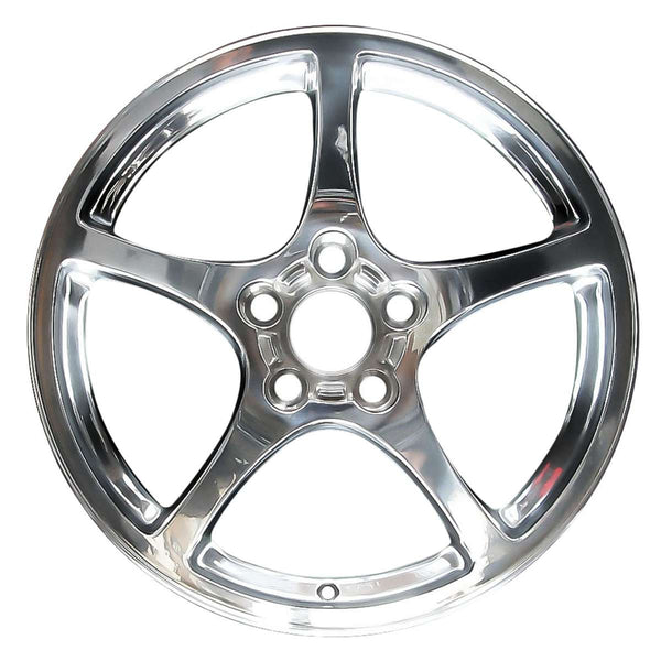 2002 chevrolet corvette wheel 17 chrome aluminum 5 lug w5102chr 3