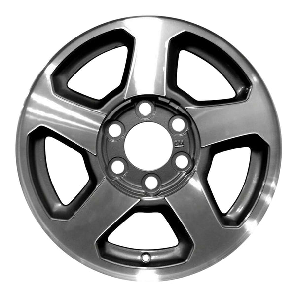 2005 chevrolet trailblazer wheel 16 machined dark charcoal aluminum 6 lug w5140mdc 4