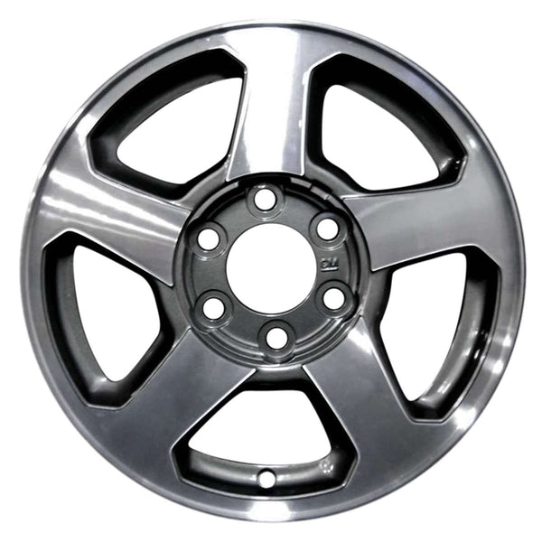 2006 chevrolet trailblazer wheel 16 machined charcoal aluminum 6 lug w5140mc 5