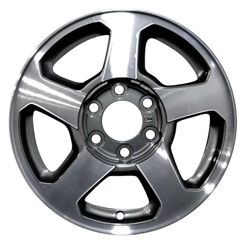 2004 chevrolet trailblazer wheel 16 machined charcoal aluminum 6 lug w5140mc 3