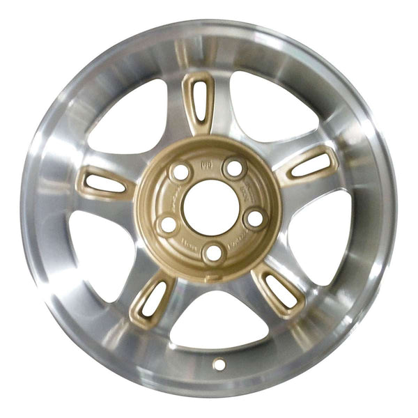 2003 chevrolet s10 wheel 16 machined gold aluminum 5 lug w5153mg 3