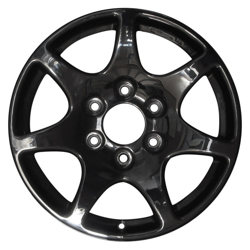 2007 gmc sierra wheel 17 black aluminum 6 lug w5292b 50