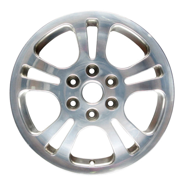 2007 buick rainier wheel 17 polished aluminum 6 lug w5314p 9