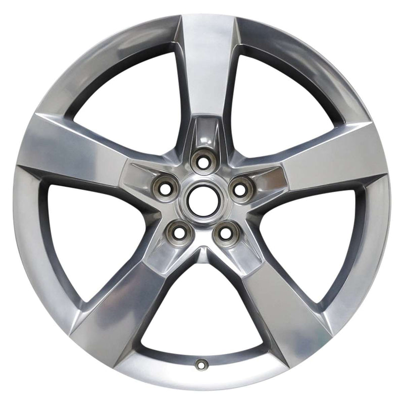 2014 chevrolet camaro wheel 20 polished aluminum 5 lug w5443p 5