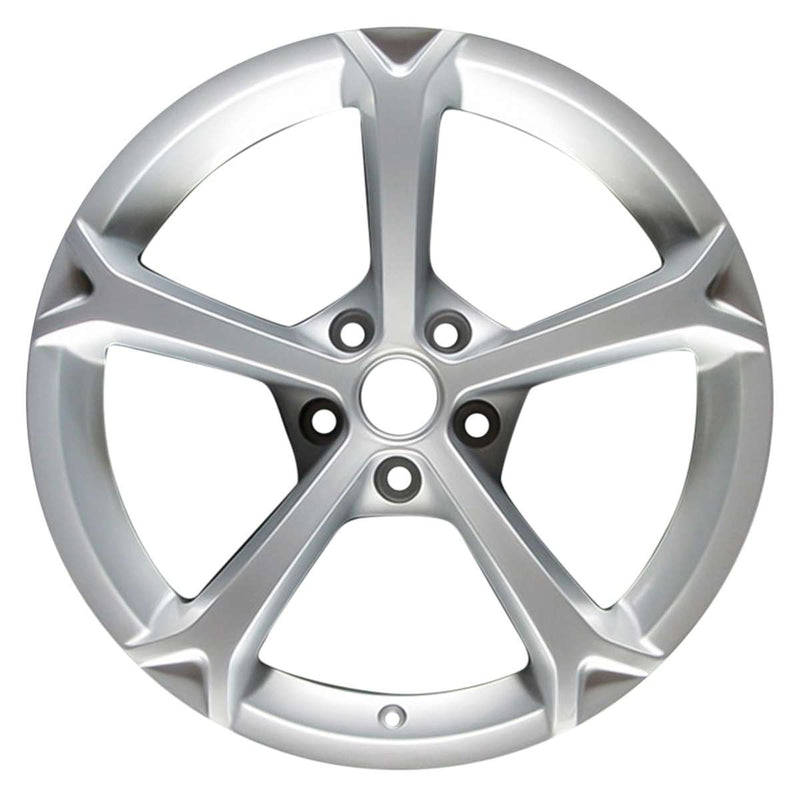 2011 chevrolet corvette wheel 18 silver aluminum 5 lug w5462s 2