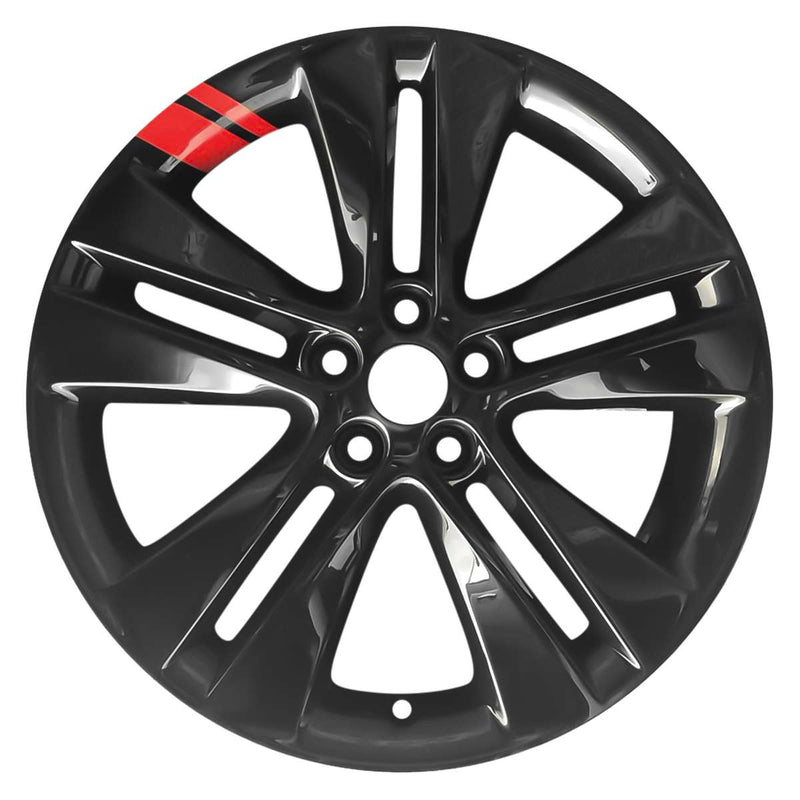 2019 chevrolet trax wheel 18 black with red stripe aluminum 5 lug w5477rb 4