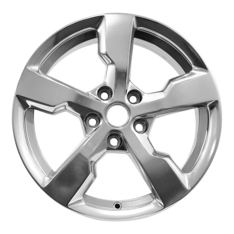 2015 chevrolet volt wheel 17 polished silver aluminum 5 lug w5481ps 5