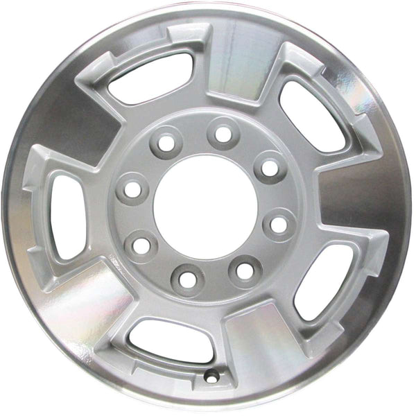 2019 gmc sierra wheel 17 machined silver aluminum 8 lug w5500ms 36