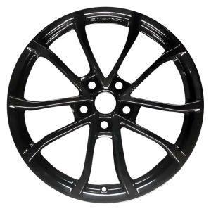 2012 chevrolet corvette wheel 19 black aluminum 5 lug w5542b 1