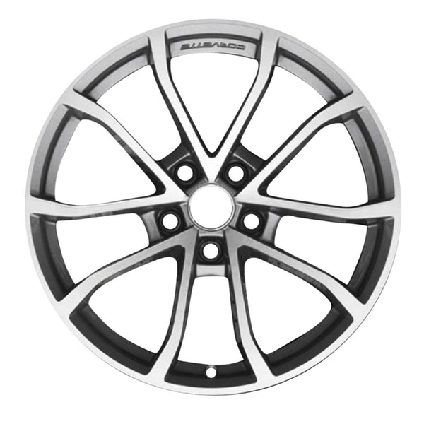 2014 chevrolet corvette wheel 20 charcoal aluminum 5 lug w5543dc 3