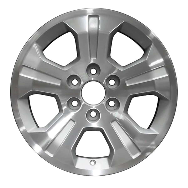 2017 chevrolet tahoe wheel 18 machined silver aluminum 6 lug w5647ms 4