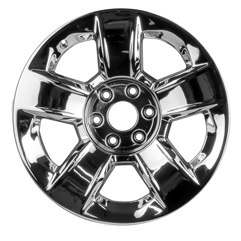 2016 chevrolet tahoe wheel 20 chrome aluminum 6 lug w5651chr 2