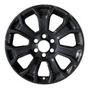 2017 chevrolet silverado wheel 22 black aluminum 6 lug w5660b 24