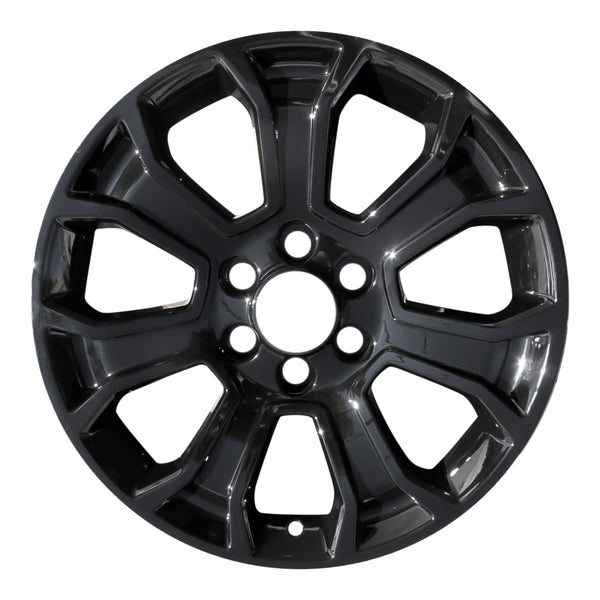 2016 chevrolet silverado wheel 22 black aluminum 6 lug w5660b 23