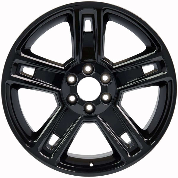 2019 cadillac escalade wheel 22 black aluminum 5 lug w5664b 5