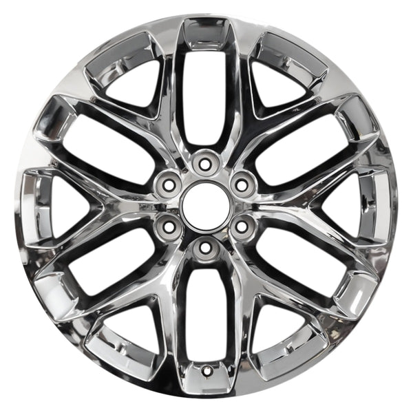 2017 chevrolet silverado wheel 22 chrome aluminum 6 lug w5668chr 9