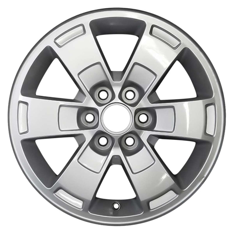 2017 gmc canyon wheel 16 silver aluminum 6 lug w5670s 9