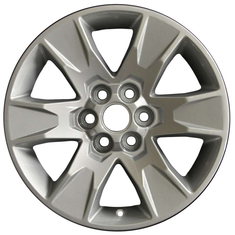 2016 gmc canyon wheel 17 silver aluminum 6 lug w5693s 2