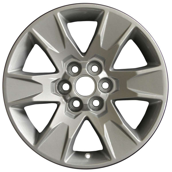 2017 gmc canyon wheel 17 silver aluminum 6 lug w5693s 3