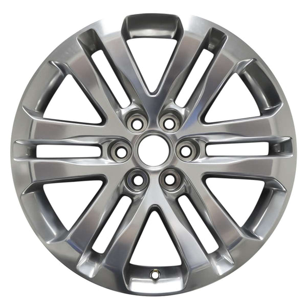 2019 gmc canyon wheel 18 polished aluminum 6 lug w5694p 5