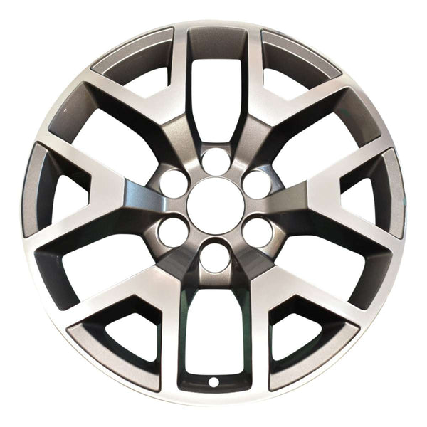 2015 chevrolet tahoe wheel 20 polished dark charcoal aluminum 6 lug w5698pdc 23