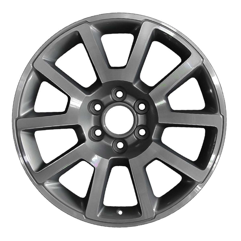 2017 gmc sierra wheel 20 machined charcoal aluminum 6 lug w5699mc 2