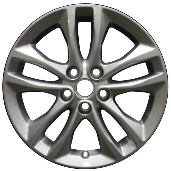 2016 chevrolet malibu wheel 17 silver aluminum 5 lug w5715s 1