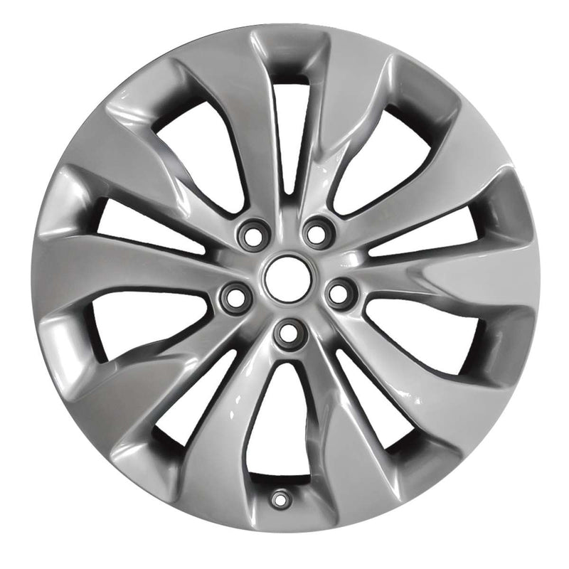 2017 chevrolet malibu wheel 19 silver aluminum 5 lug w5718s 2