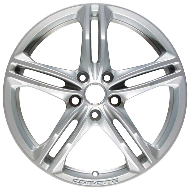 2016 chevrolet corvette wheel 18 silver aluminum 5 lug w5726s 1