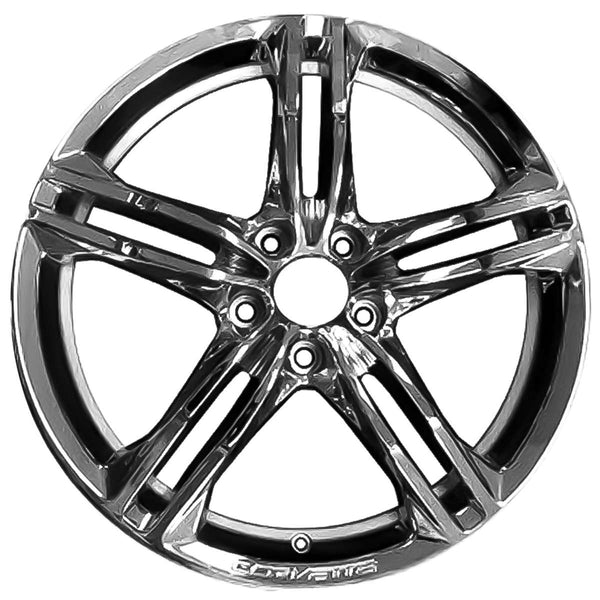 2018 chevrolet corvette wheel 18 chrome aluminum 5 lug w5726chr 3