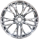 2016 chevrolet corvette wheel 20 chrome aluminum 5 lug w5740chr 1
