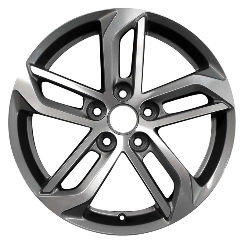 2016 chevrolet equinox wheel 18 machined charcoal aluminum 5 lug rw5757mc 1