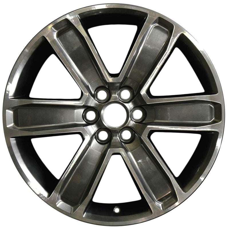 2021 gmc denali wheel 20 machined dark hyper aluminum 6 lug w5794mh 11