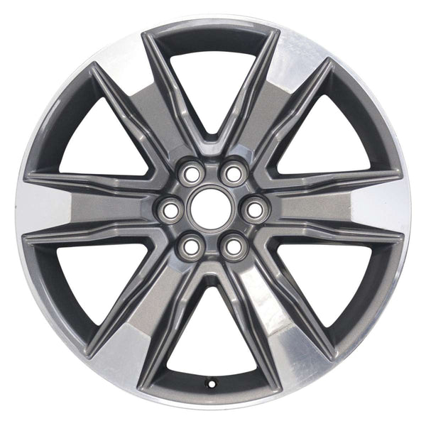 2017 gmc acadia wheel 20 machined charcoal aluminum 6 lug w5799mc 1