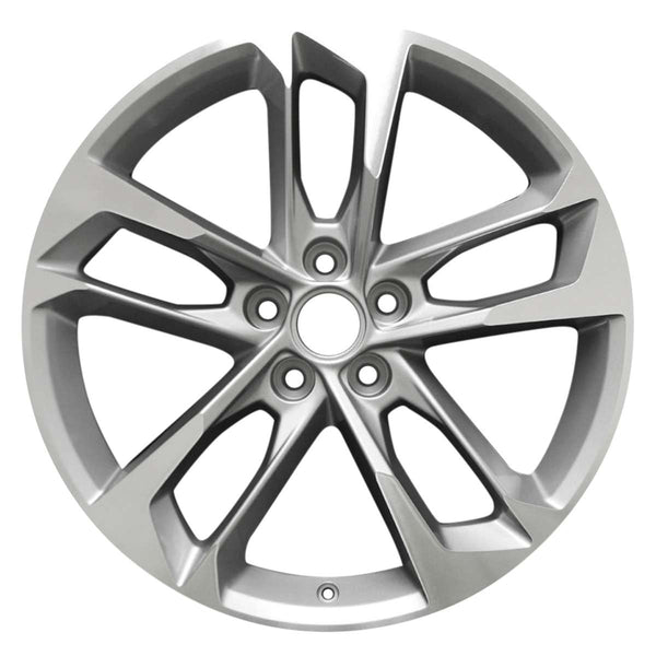 2017 chevrolet camaro wheel 20 machined silver aluminum 5 lug w5815ms 1